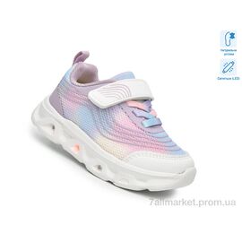 Кросівки дитячі модні  AB60046D LED (8 пар р.21-26) "TOM.M" недорого оптом від прямого постачальника