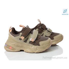 Кросівки дитячі модні Весна/осінь 2054-4T LED (8 пар р.26-31) "PoniTop kids" недорого оптом від прямого постачальника