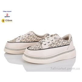 Кросівки дитячі модні Весна/осінь 2221A beige (8 пар р.31-36) "Clibee-Doremi" недорого оптом від прямого постачальника