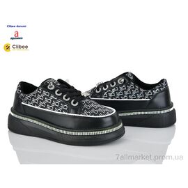 Кросівки дитячі модні Весна/осінь A2220-1 black (8 пар р.31-36) "Clibee-Doremi" недорого оптом від прямого постачальника