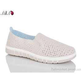 Фотография Слипоны женские тканевые Лето L26-10 (8 пар р.37-41) "Aba" недорого оптом от прямого поставщика