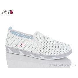 Фотография Слипоны женские тканевые Лето L27-10 (8 пар р.37-41) "Aba" недорого оптом от прямого поставщика