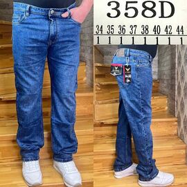 Фотография Джинсы мужские 358D blue р.34-44 "God Baron" недорого оптом от прямого поставщика