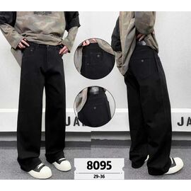 Фотография Джинсы мужские 8095 black р.29-36 "God Baron" недорого оптом от прямого поставщика