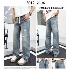 Фотография Джинсы мужские S012 l.blue р.29-36 "God Baron" недорого оптом от прямого поставщика