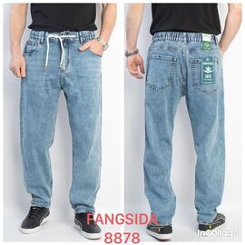 Фотография Джинсы мужские 8878 l.blue р.32-42 "God Baron" недорого оптом от прямого поставщика