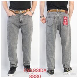 Фотография Джинсы мужские 8880 l.grey р.29-36 "God Baron" недорого оптом от прямого поставщика