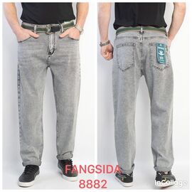 Фотография Джинсы мужские 8882 l.grey р.29-34 "God Baron" недорого оптом от прямого поставщика