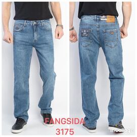 Фотография Джинсы мужские 3175 l.blue р.34-42 "God Baron" недорого оптом от прямого поставщика