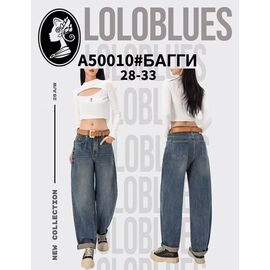 Фотография Джинсы женские A50010 blue р.28-33 "Lolo Blues" недорого оптом от прямого поставщика