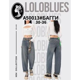 Фотография Джинсы женские A50013 blue р.30-36 "Lolo Blues" недорого оптом от прямого поставщика