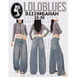 Фотография Джинсы женские D1219 blue р.25-30 "Lolo Blues" недорого оптом от прямого поставщика