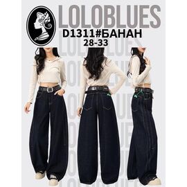 Фотография Джинсы женские D1311 navy р.28-33 "Lolo Blues" недорого оптом от прямого поставщика