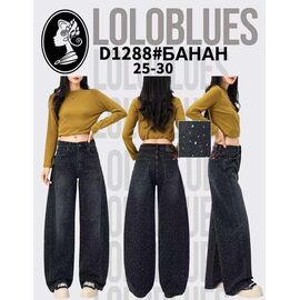 Фотография Джинсы женские D1288 black р.25-30 "Lolo Blues" недорого оптом от прямого поставщика