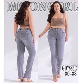 Фотография Джинсы женские GD7886 l.grey р.30-38 "Miss Kurry" недорого оптом от прямого поставщика