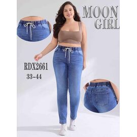 Фотография Джинсы женские RDX2661 blue р.33-44 "Miss Kurry" недорого оптом от прямого поставщика