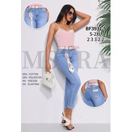 Фотография Джинсы женские BF3931-5 l.blue р.S-2XL "Miss Kurry" недорого оптом от прямого поставщика
