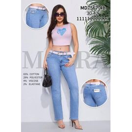 Джинси жіночі MD7567-4B l.blue р.30-35 "Miss Kurry" недорого оптом від прямого постачальника
