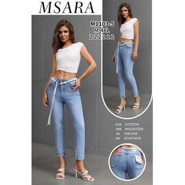 Джинси жіночі M1103-5 l.blue р.M-4XL "Miss Kurry" недорого оптом від прямого постачальника