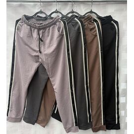 Штани спортивні жіночі S2476 brown р.44-52 "Shon" недорого оптом від прямого постачальника