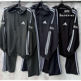 Фотография Костюм спортивный мужской S2516 black р.56-62 "Shon" недорого оптом от прямого поставщика