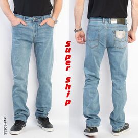 Фотография Джинсы мужские 25203-74P l.blue р.32-40 "Vitions" недорого оптом от прямого поставщика