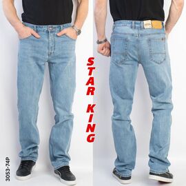 Фотография Джинсы мужские 3053-74P l.blue р.31-36 "Vitions" недорого оптом от прямого поставщика