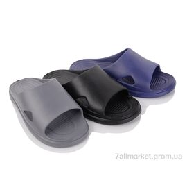 Фотография Шлепки мужские пляжные Лето B116 mix (12 пар р.41-46) "Deshman" недорого оптом от прямого поставщика