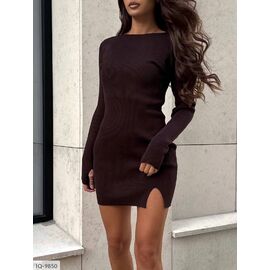 Фотография Женское платье рубчик р.S-M;M-L (2цв) "ANNVER" купить недорого от прямого поставщика