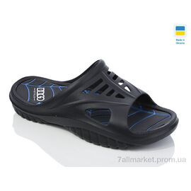 Фотография Шлепки мужские пляжные Лето N126 чорний (8 пар р.41-46) "Lot Shoes" недорого оптом от прямого поставщика