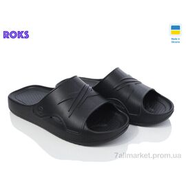 Фотография Шлепки мужские пляжные Лето Dago 140 чорний (8 пар р.41-46) "Roks" недорого оптом от прямого поставщика