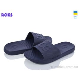 Фотография Шлепки мужские пляжные Лето Dago 131 синій (8 пар р.40-46) "Roks" недорого оптом от прямого поставщика