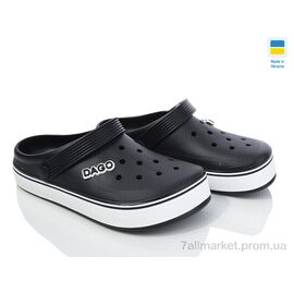 Фотография Кроксы женские летние Лето 419 чорний (8 пар р.37-41) "Golden Lion" недорого оптом от прямого поставщика