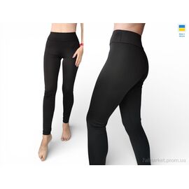 Фотография Лосинсы женские Весна/осень 5000 чорний (4 шт. р.сетка XL-4XL) "Sport style" недорого оптом от прямого поставщика