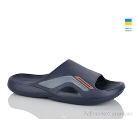 Фотография Шлепки мужские пляжные Лето L131 синій (8 пар р.41-45) "DeMur" недорого оптом от прямого поставщика