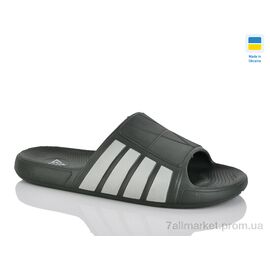 Фотография Шлепки мужские пляжные Лето L145 хакі (8 пар р.41-45) "DeMur" недорого оптом от прямого поставщика