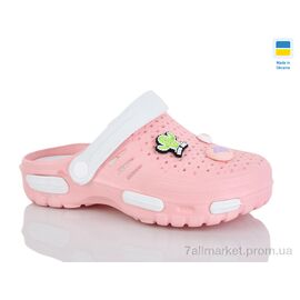 Фотография Кроксы женские летние Лето CD48 персиковий (6 пар р.36-41) "DeMur" недорого оптом от прямого поставщика