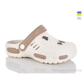 Фотография Кроксы женские летние Лето CD48 крем /мокко (6 пар р.36-41) "DeMur" недорого оптом от прямого поставщика