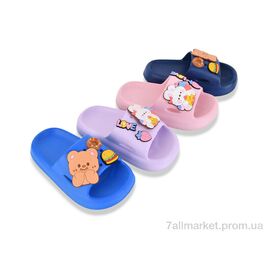 Фотография Шлепки детские летние Лето XR76 mix (12 пар р.24-29) "M&L  Alex13" недорого оптом от прямого поставщика