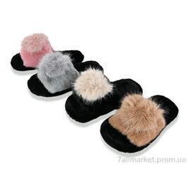 Фотография Тапки женские для дома зима WP5105 mix (12 пар р.36-41) "SANLIN 2" недорого оптом от прямого поставщика