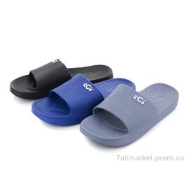 Фотография Шлепки мужские пляжные Лето E251 mix (12 пар р.41-46) "Deshman" недорого оптом от прямого поставщика