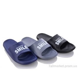 Фотография Шлепки мужские пляжные Лето B1177 mix (12 пар р.40-45) "Deshman" недорого оптом от прямого поставщика
