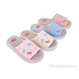 Фотография Тапки женские для дома Весна/осень 8215 mix (12 пар р.36-41) "Deshman" недорого оптом от прямого поставщика