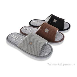 Фотография Тапки мужские домашние Весна/осень 10408 mix (12 пар р.41-46) "Deshman" недорого оптом от прямого поставщика