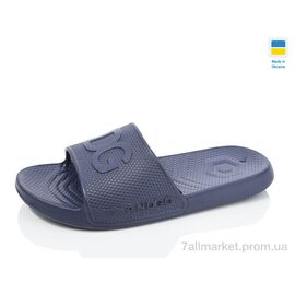 Фотография Шлепки мужские пляжные Лето 131 синій old (8 пар р.40-46) "Крок" недорого оптом от прямого поставщика