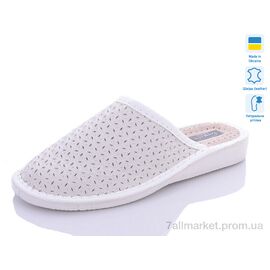 Фотография Тапки женские для дома Весна/осень 227 білий (6 пар р.36-41) "Крок" недорого оптом от прямого поставщика