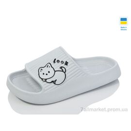 Фотография Шлепки женские облегченные Лето N104 св.сірий (8 пар р.36-41) "Lot Shoes" недорого оптом от прямого поставщика