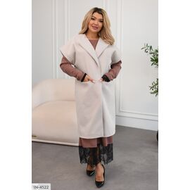 Стильний кардиган на підкладці з прорізними кишенями із фактурного кашеміру р.48-50;52-54;56-58;60-62 "BELUZA" купити недорого від прямого постачальника