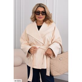 Жіноче кашемірове пальто на підкладці БАТАЛ р.48-50;52-54;56-58;60-62 "BELUZA" купити недорого від прямого постачальника