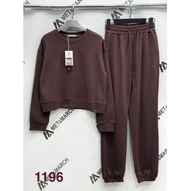 Костюм спортивний жіночий теплий 1196 brown р.S-L "Met&March" недорого оптом від прямого постачальника
